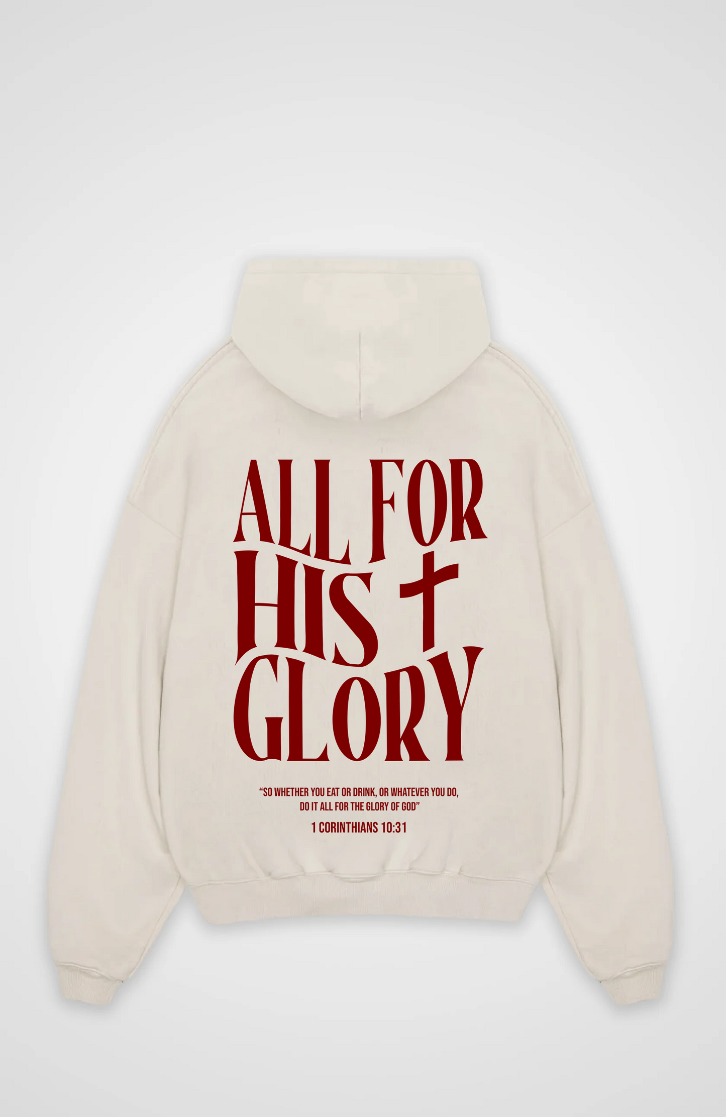 All for his Glory (2.0) Rot Oversized Hoodie