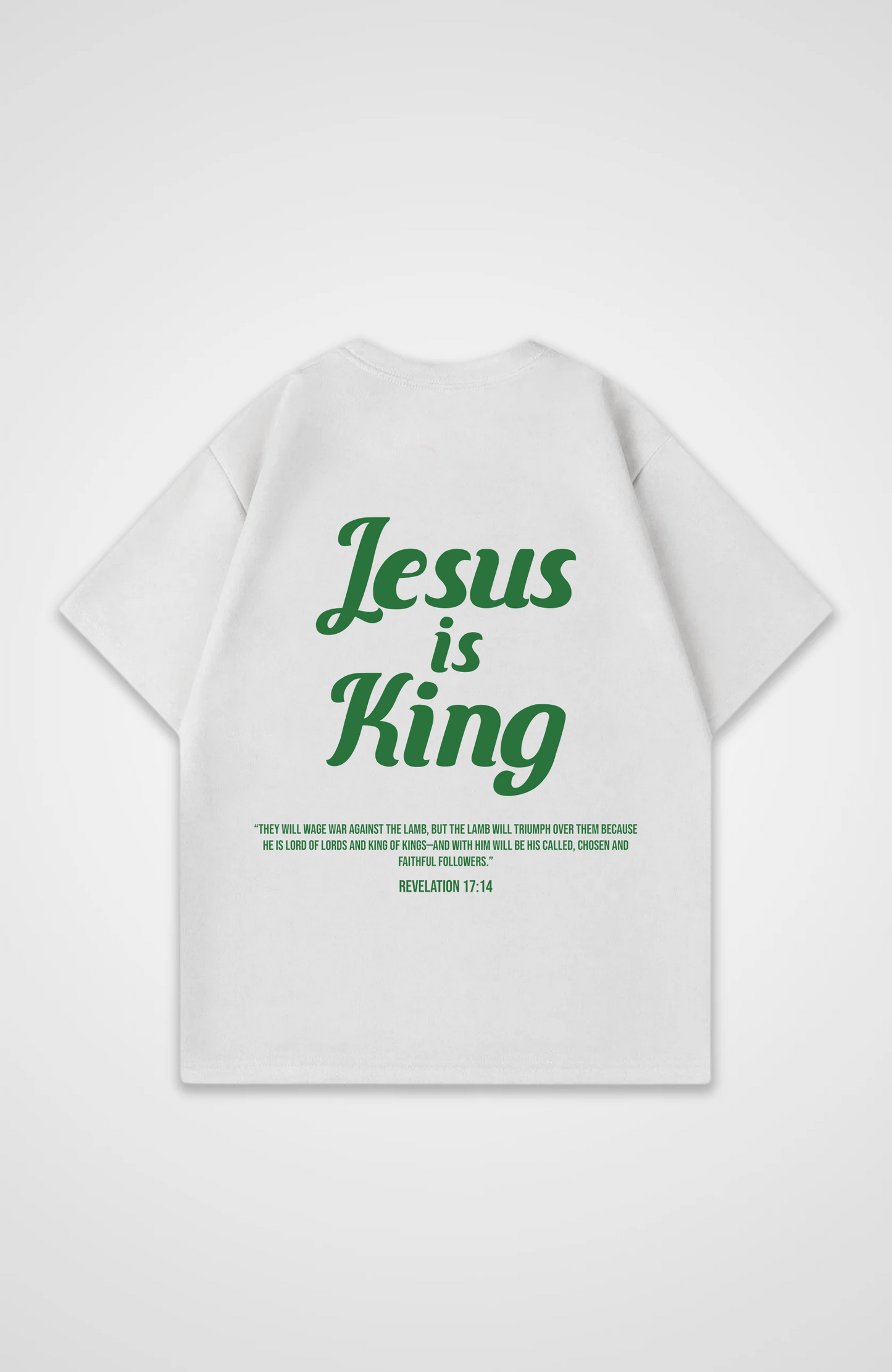 Jesus is King Oversized skjorte