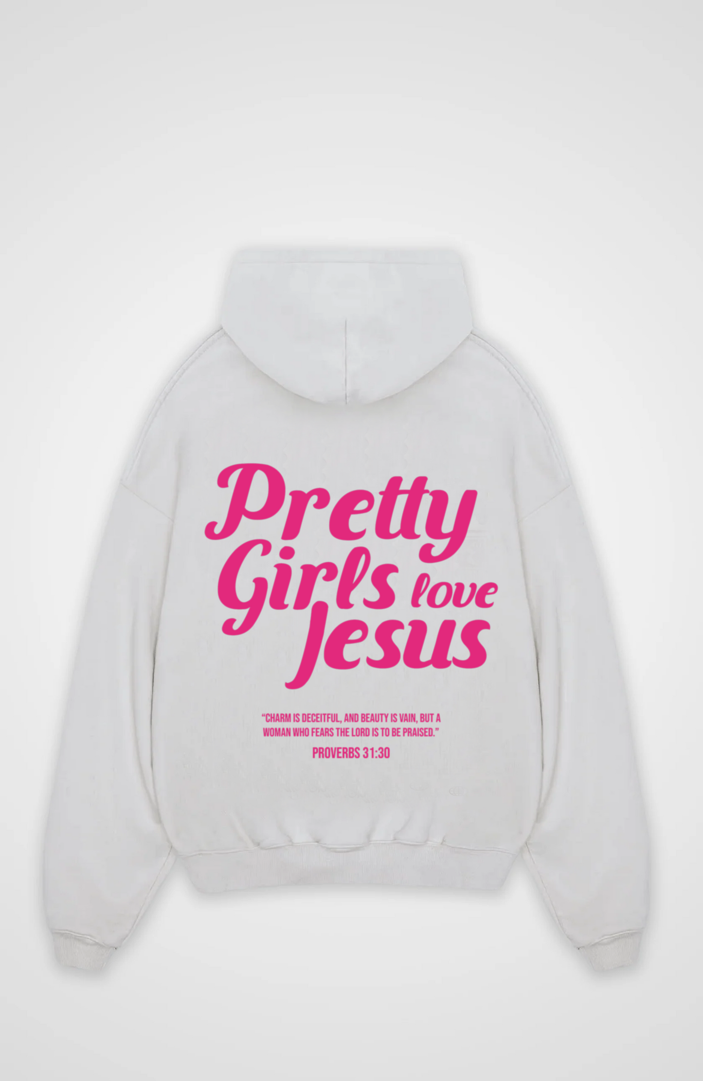 Pretty Girls Love Jesus Oversized Hoodie
