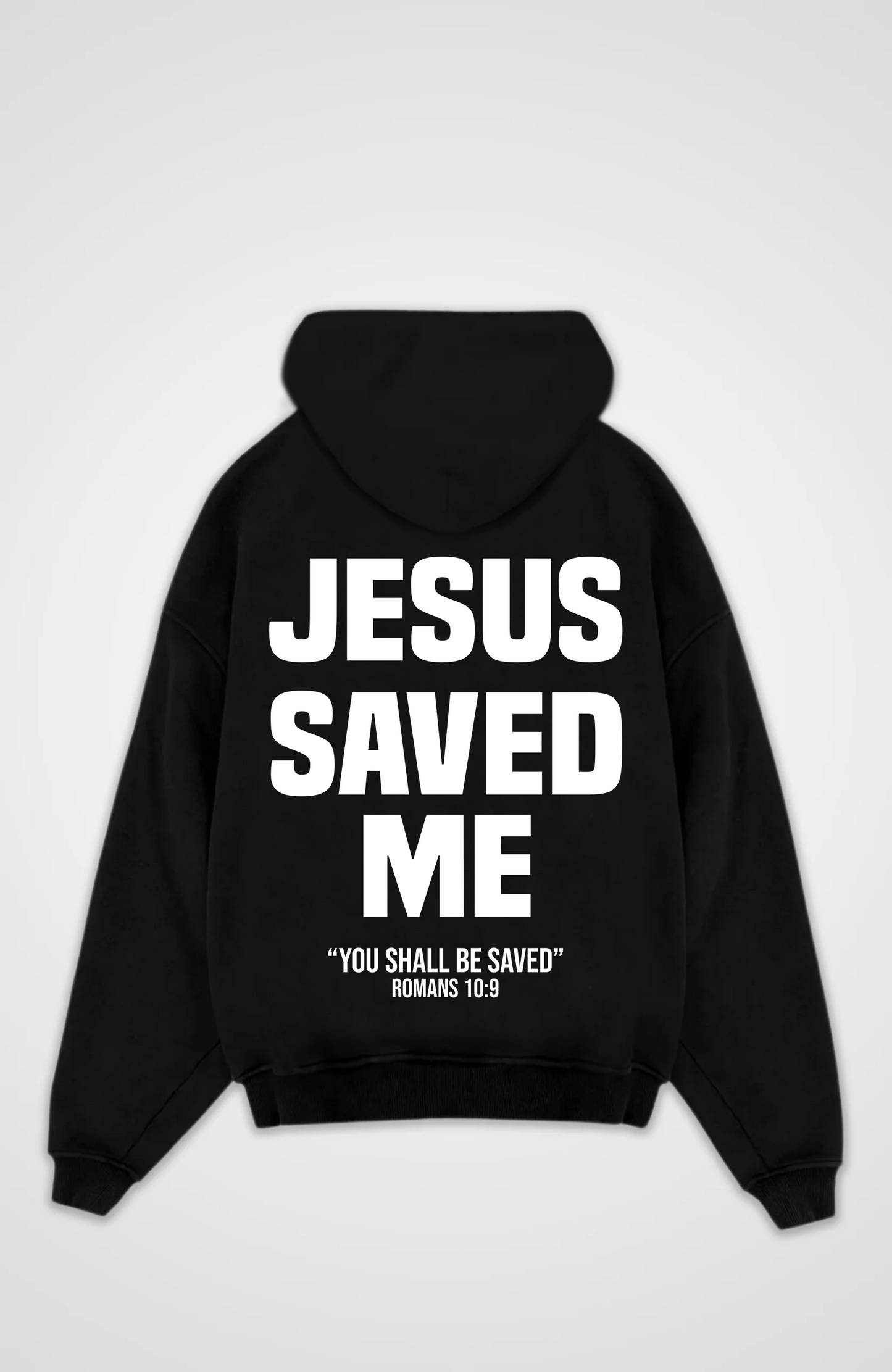 Jesus Saved Me Oversized hættetrøje