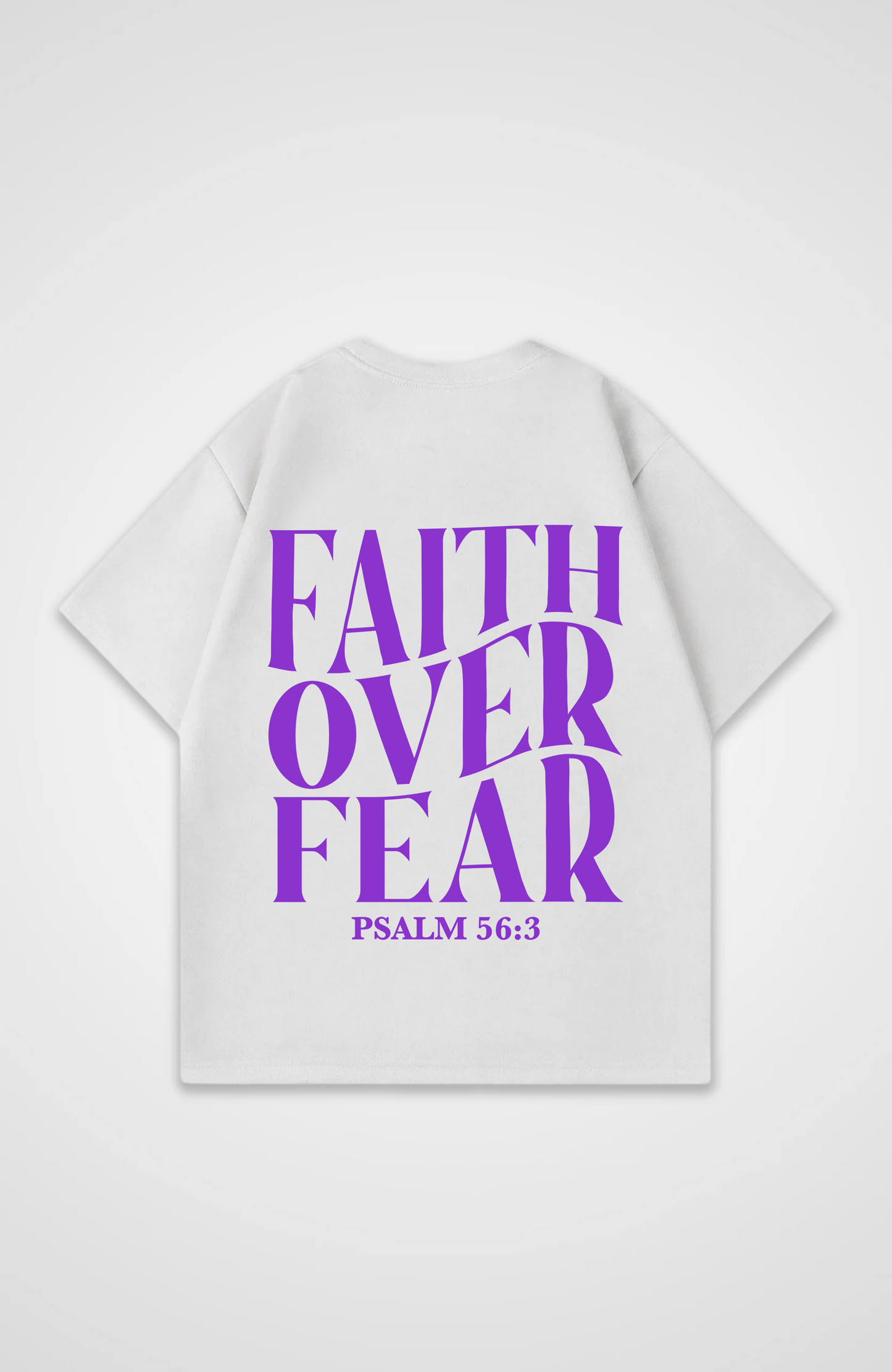 Faith Over Fear Lila Oversized Shirt