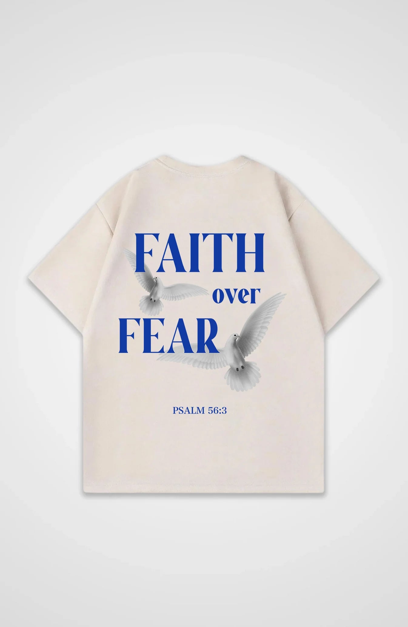 Faith over Fear Oversize Shirt