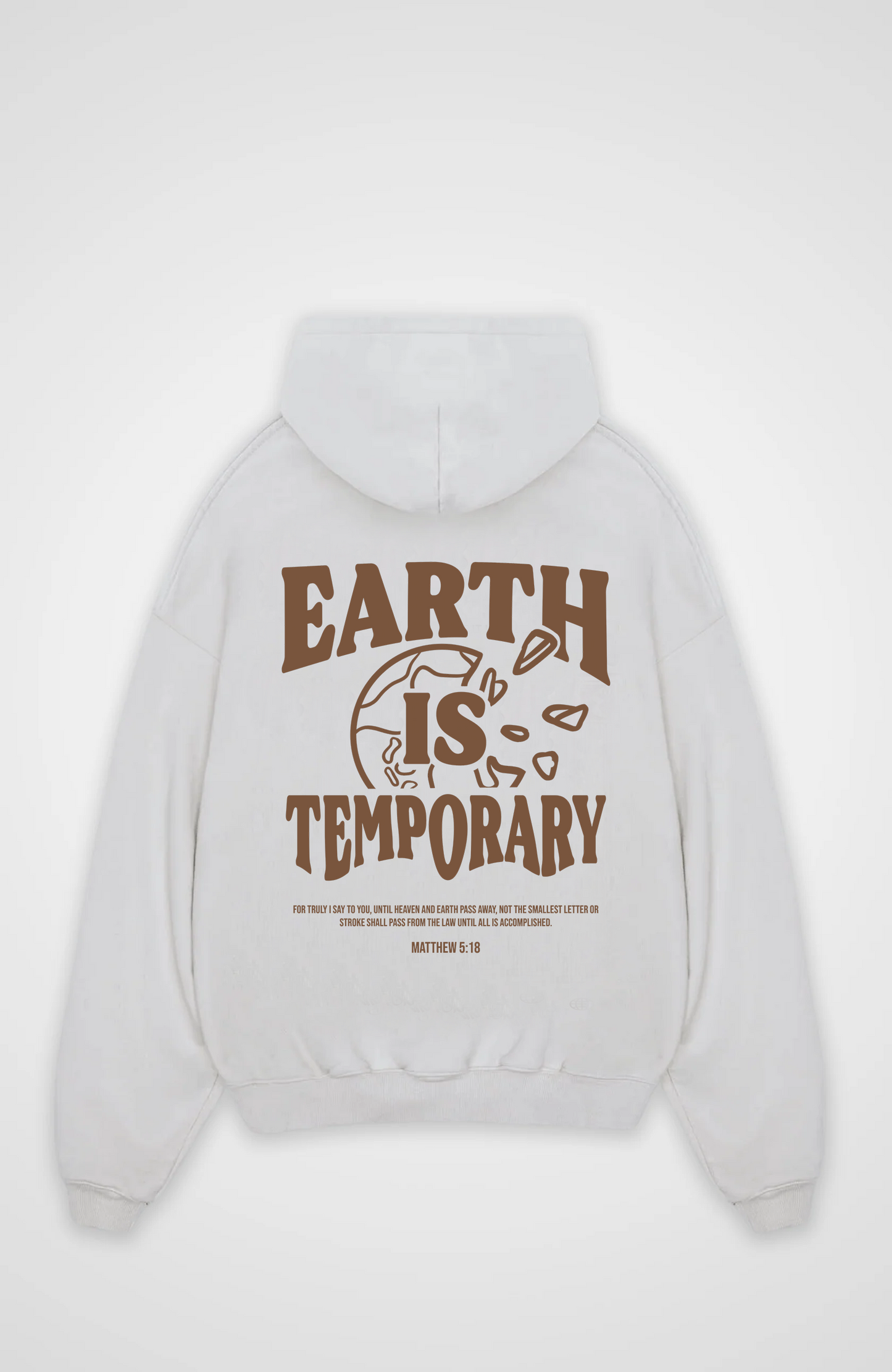 Earth is Temporary Oversized hættetrøje