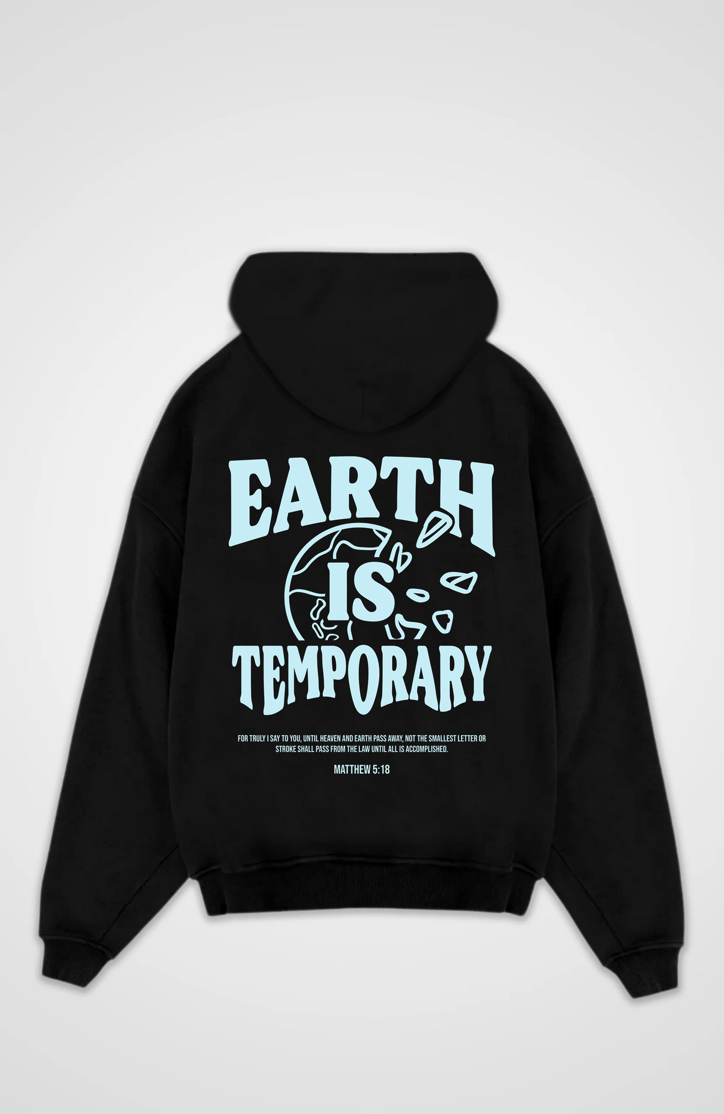 Earth is Temporary Oversized hættetrøje