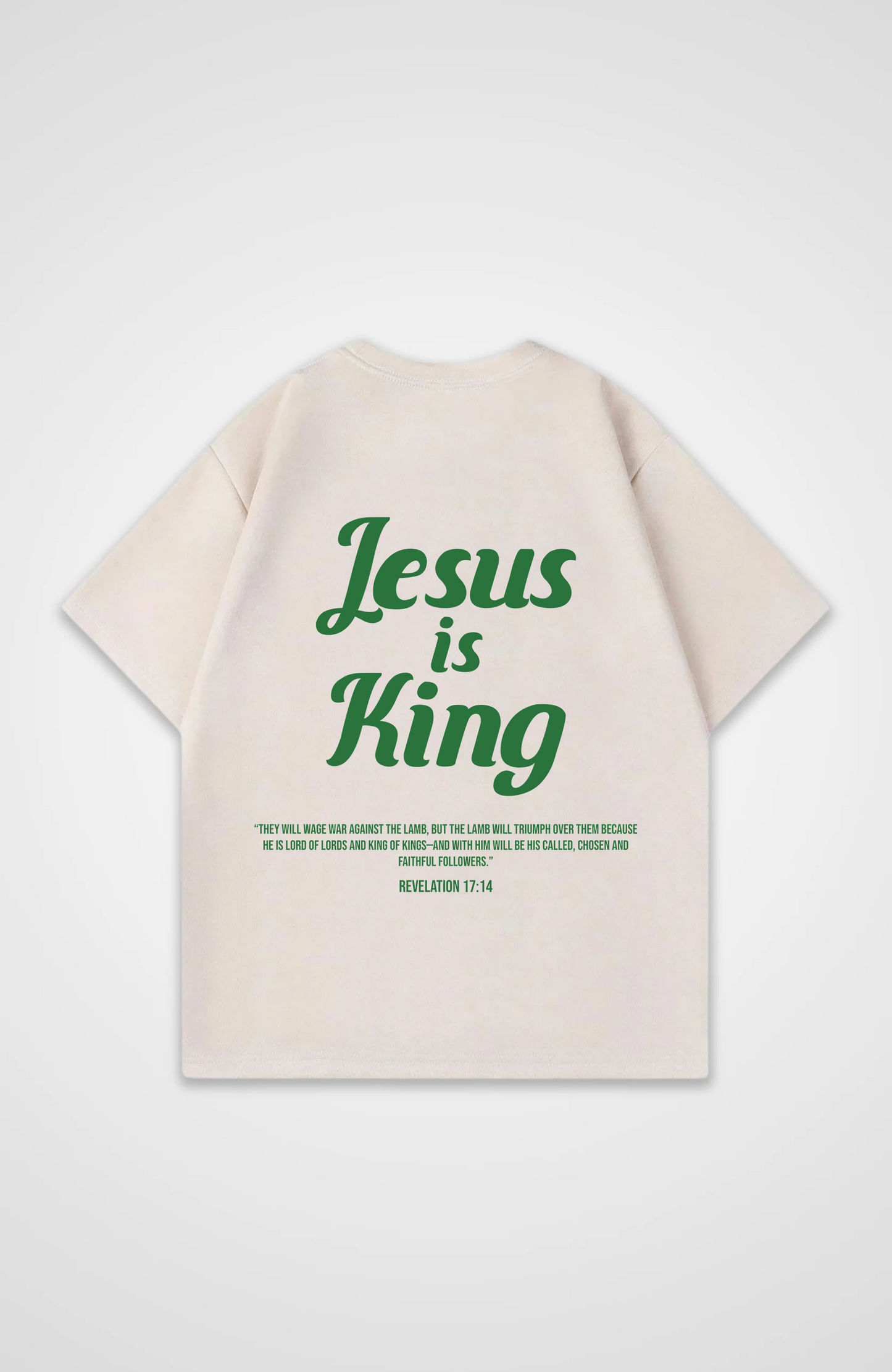 Jesus is King Oversized skjorte