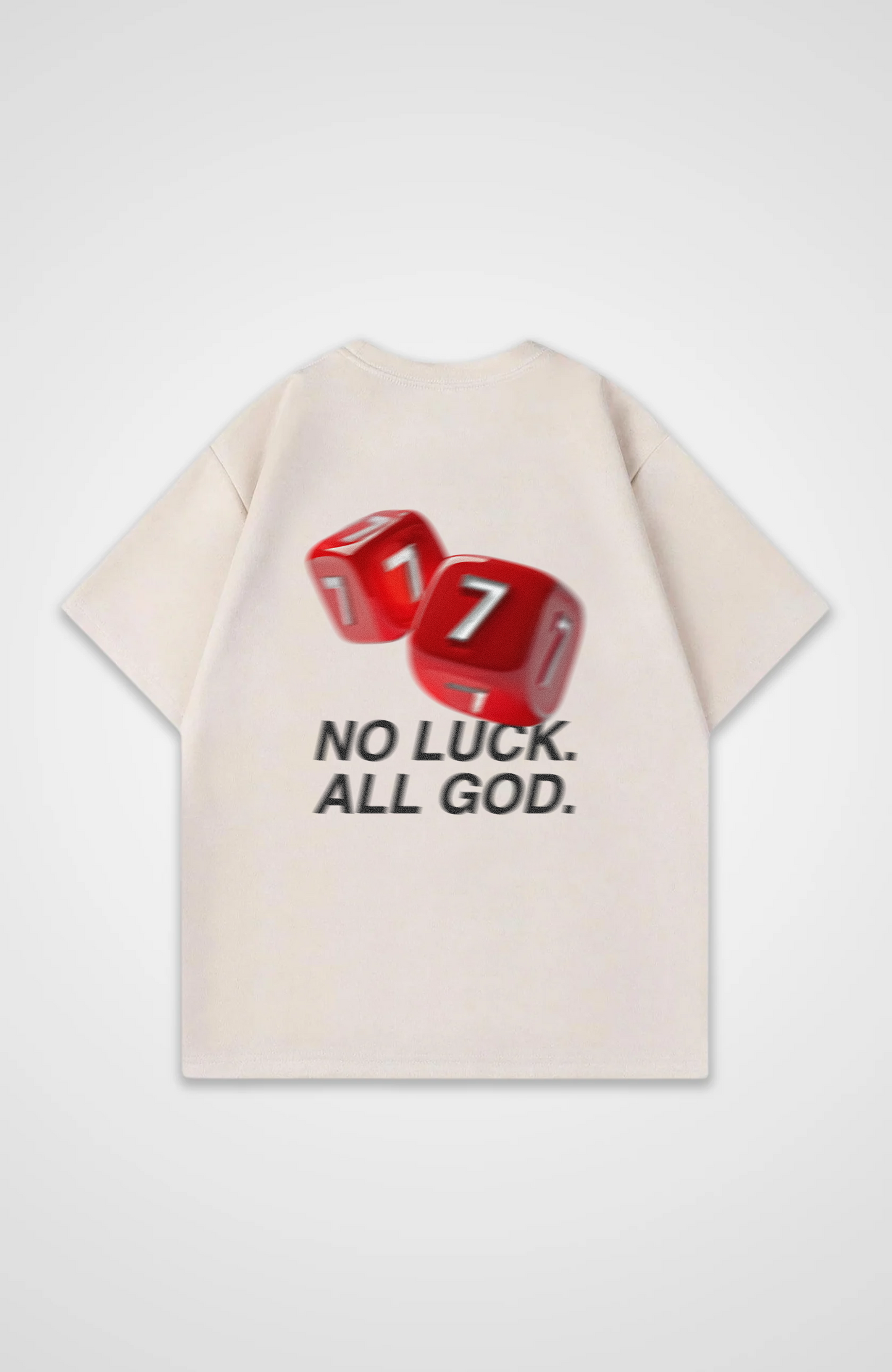 No luck all God Oversized Shirt