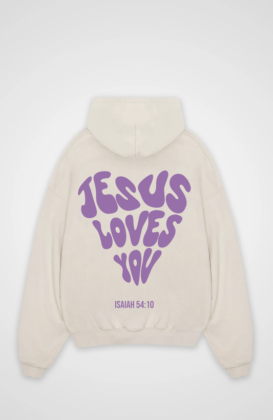 Jesus loves you Oversized Hoodie