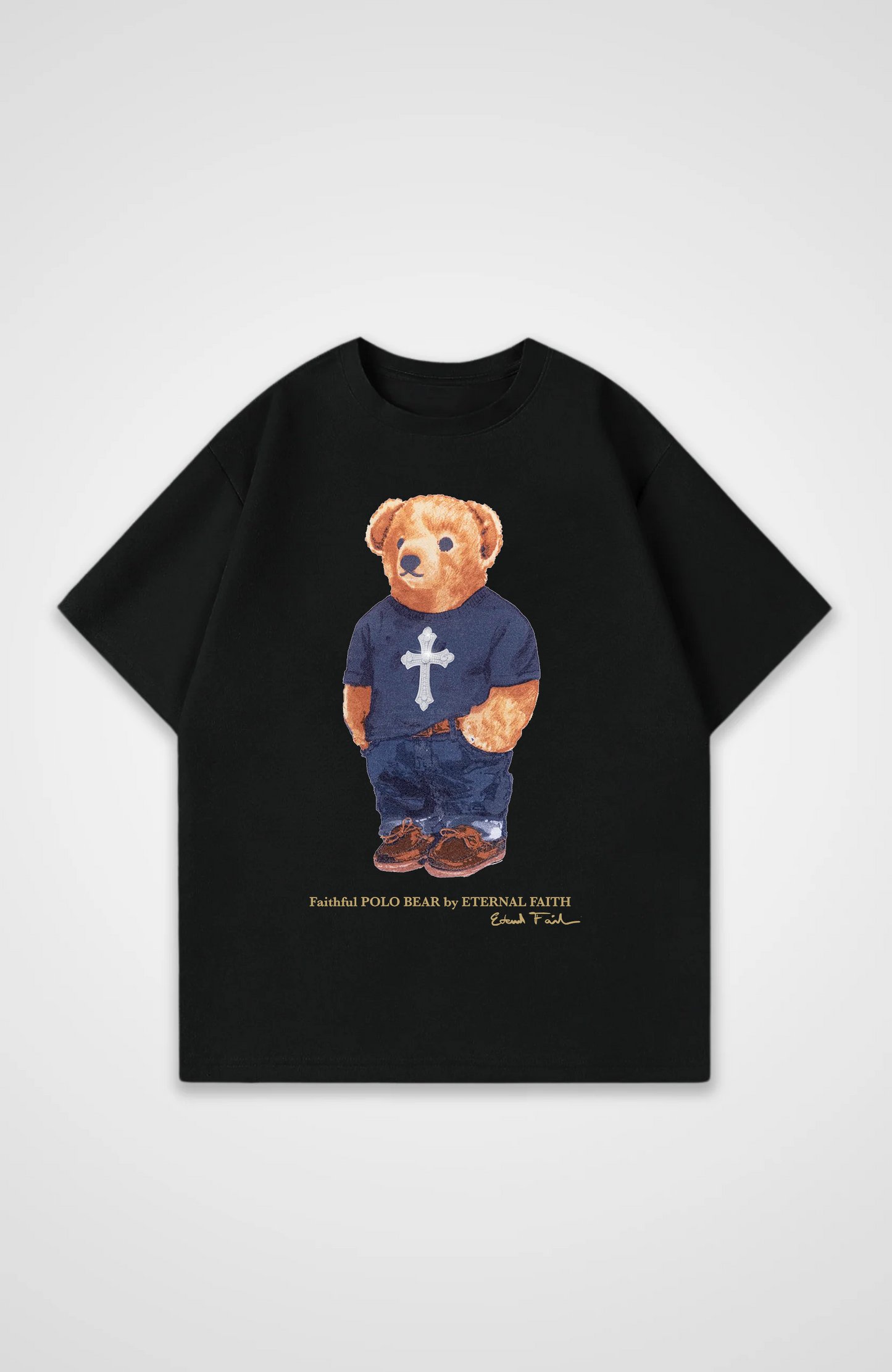 iced out Bear Oversized Shirt