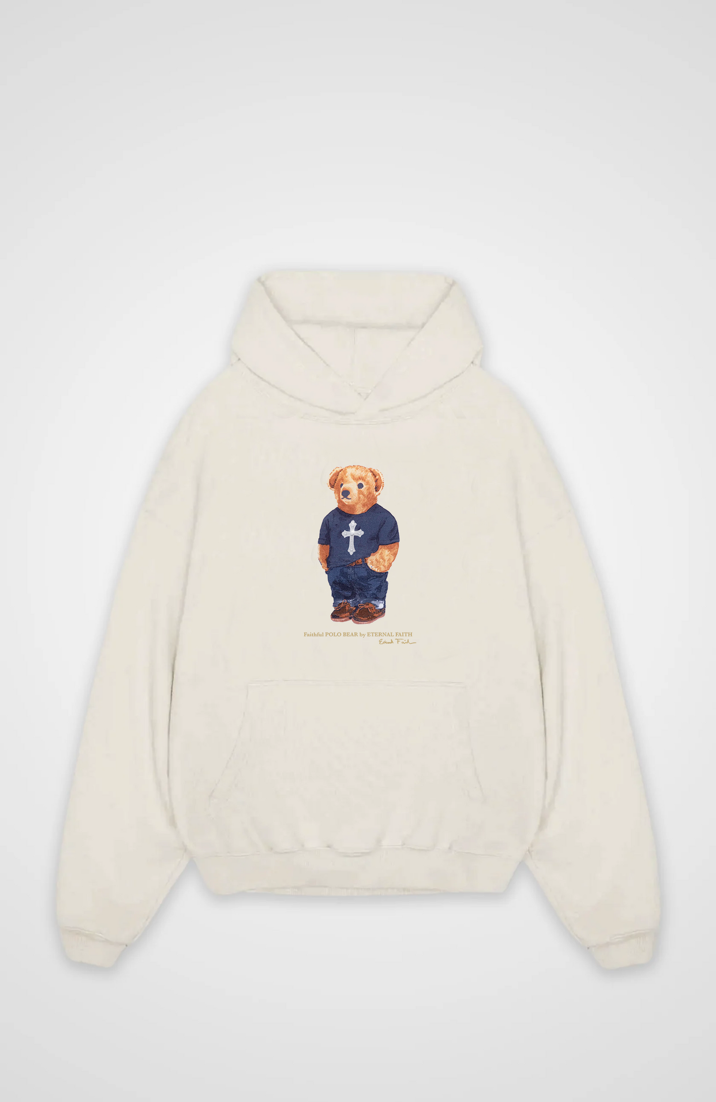 Polo Bear Iced Out Oversized hættetrøje