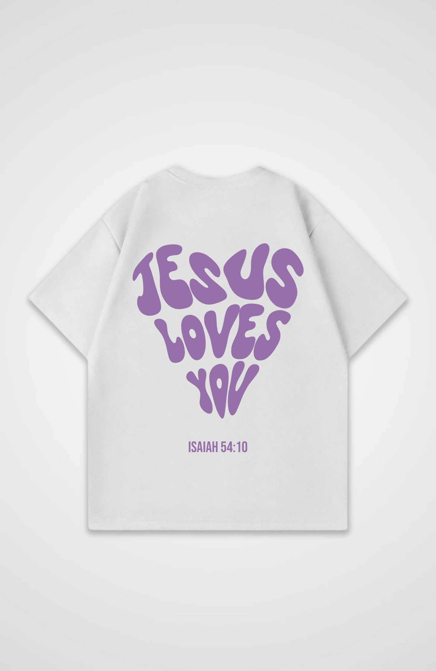 Jesus elsker dig Oversized skjorte