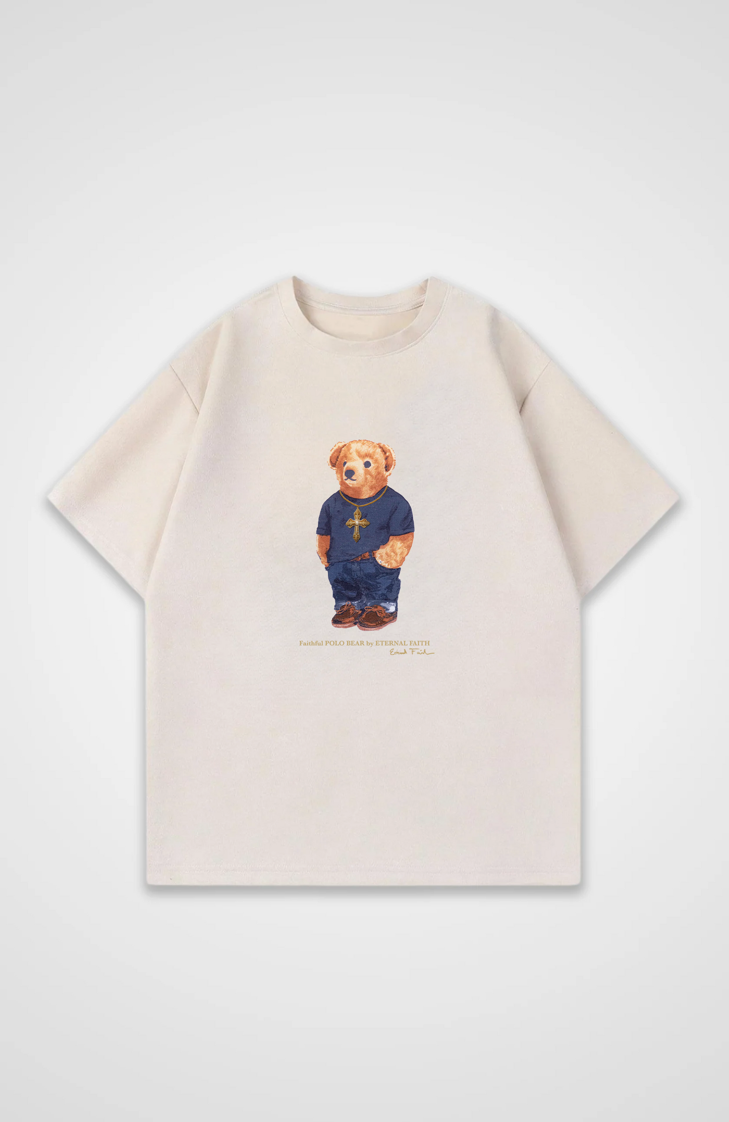 Polo Bear Gold Oversized Shirt
