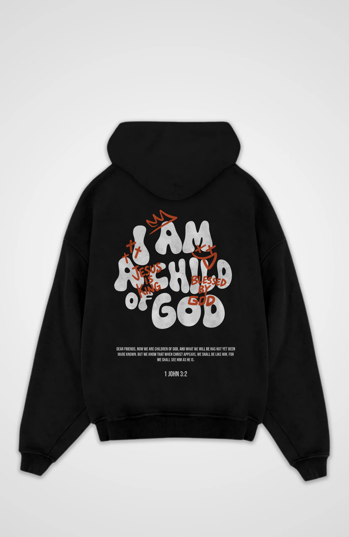I am a Child of God (Grafitti) Oversized Hoodie