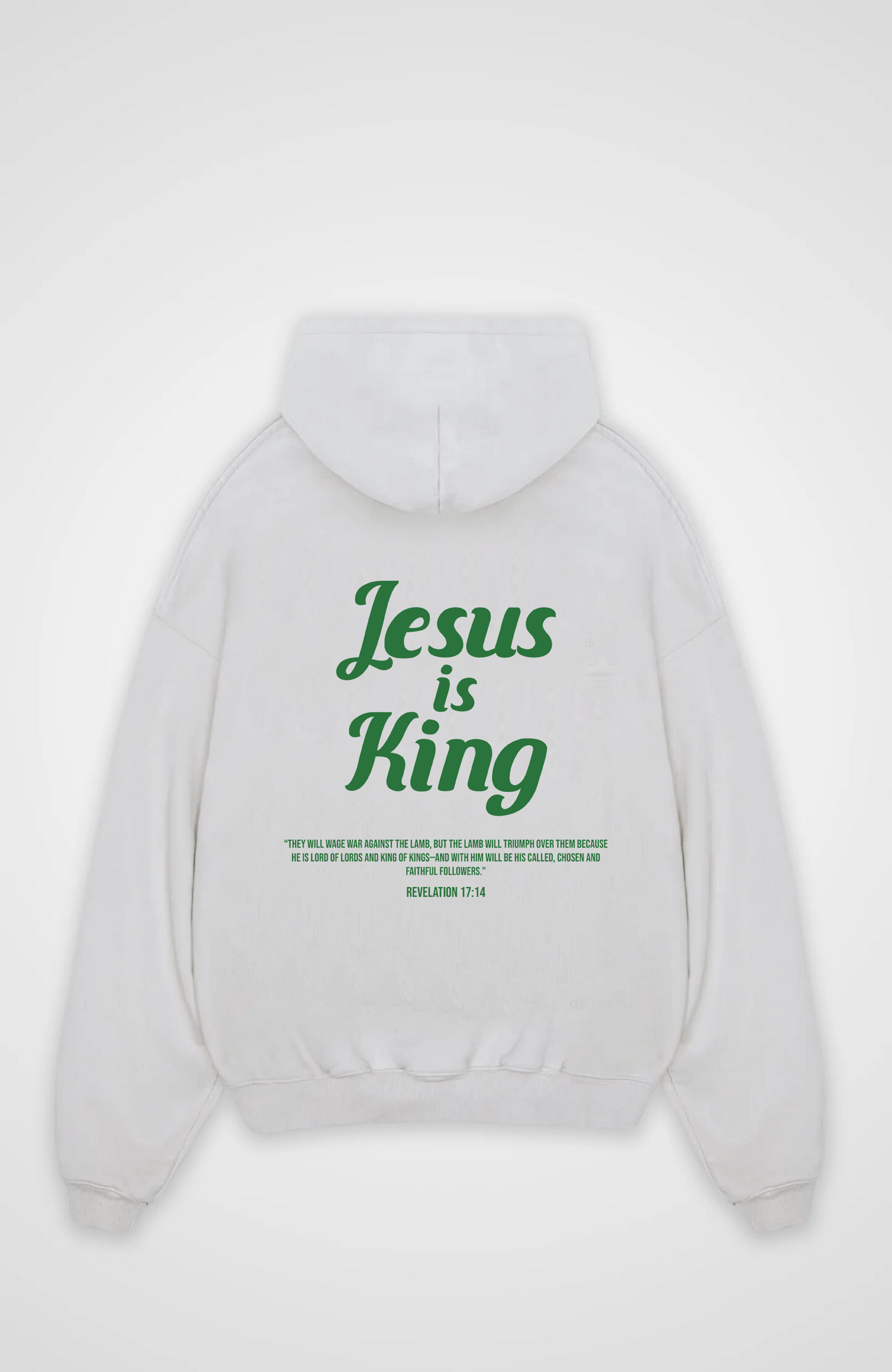 Jésus est roi Sweat à capuche surdimensionné