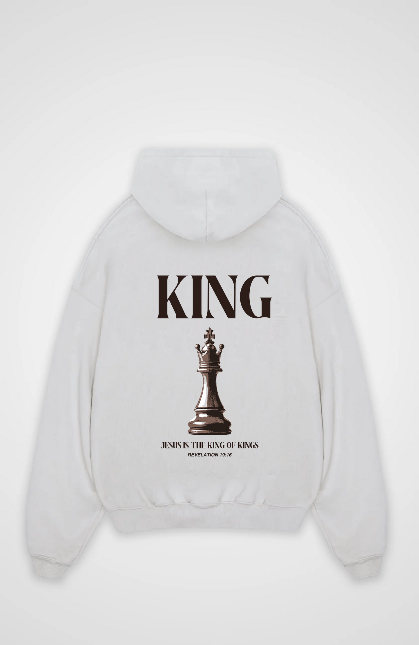 Chess King Oversized hættetrøje