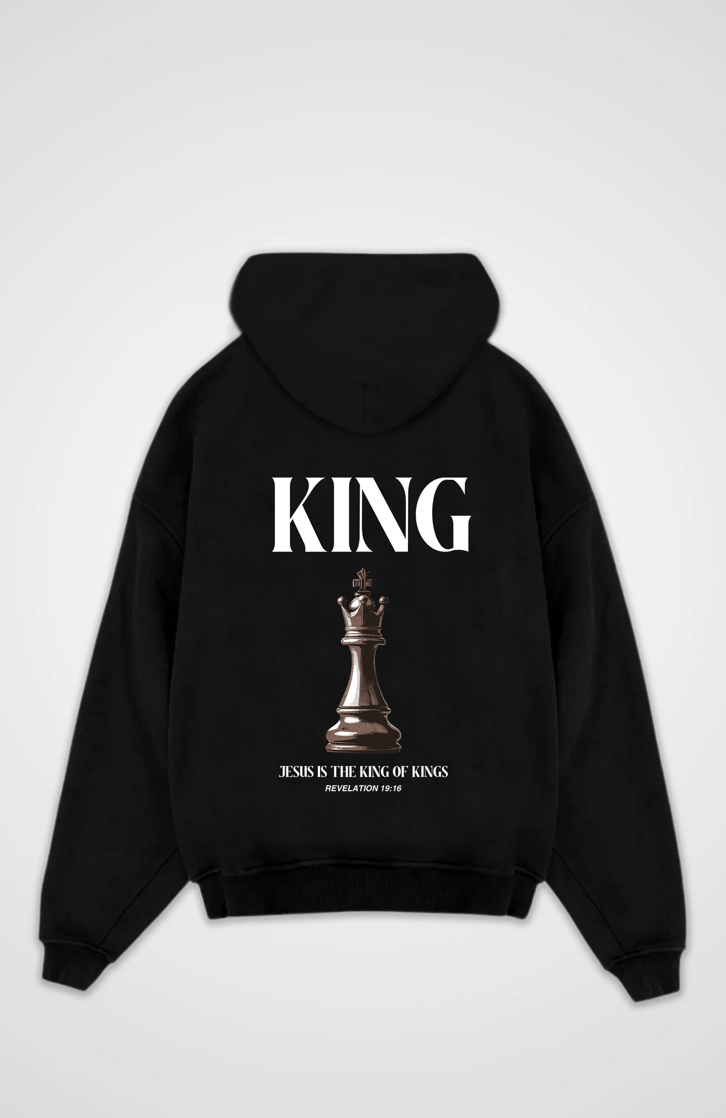 Chess King Oversized hættetrøje