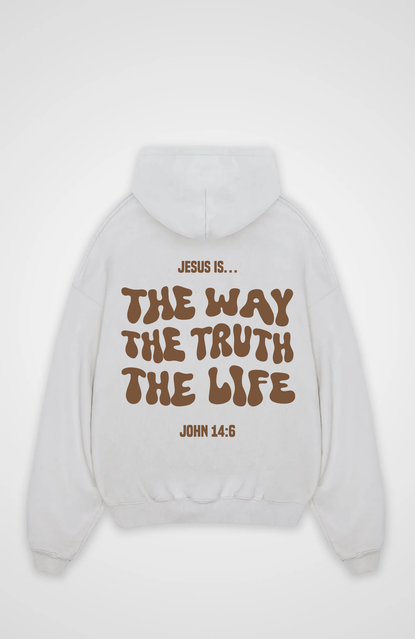 Jesús es... sudadera con capucha extragrande