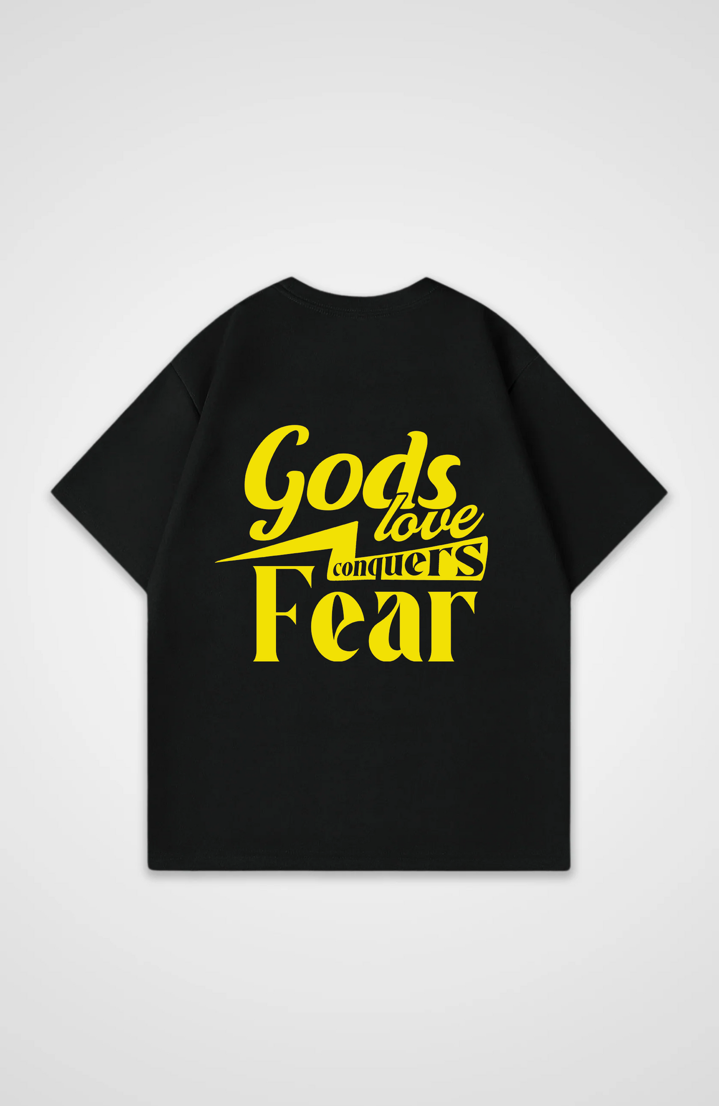Guds kærlighed overvinder Fear Oversized skjorte