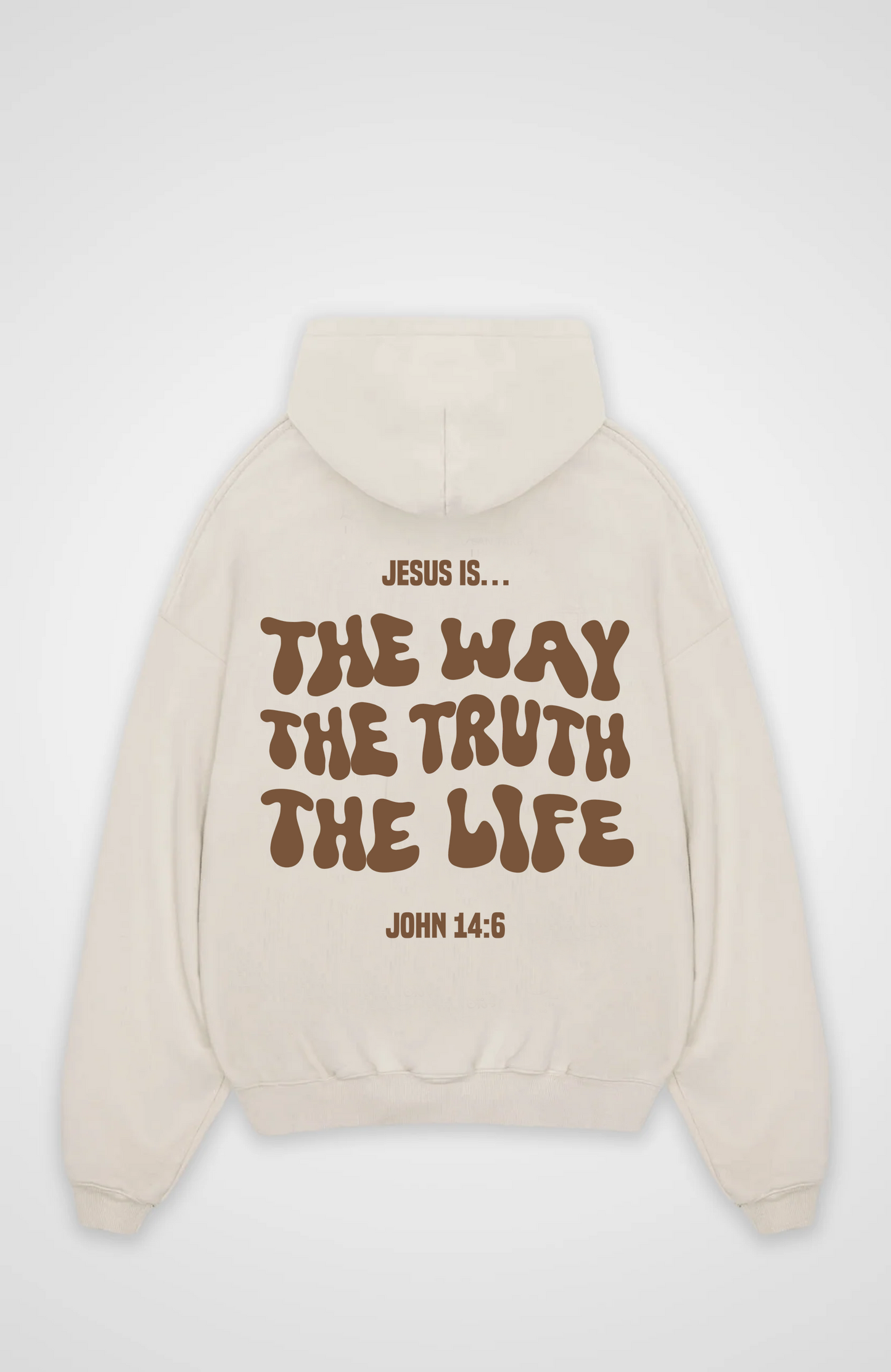 Jesús es... sudadera con capucha extragrande