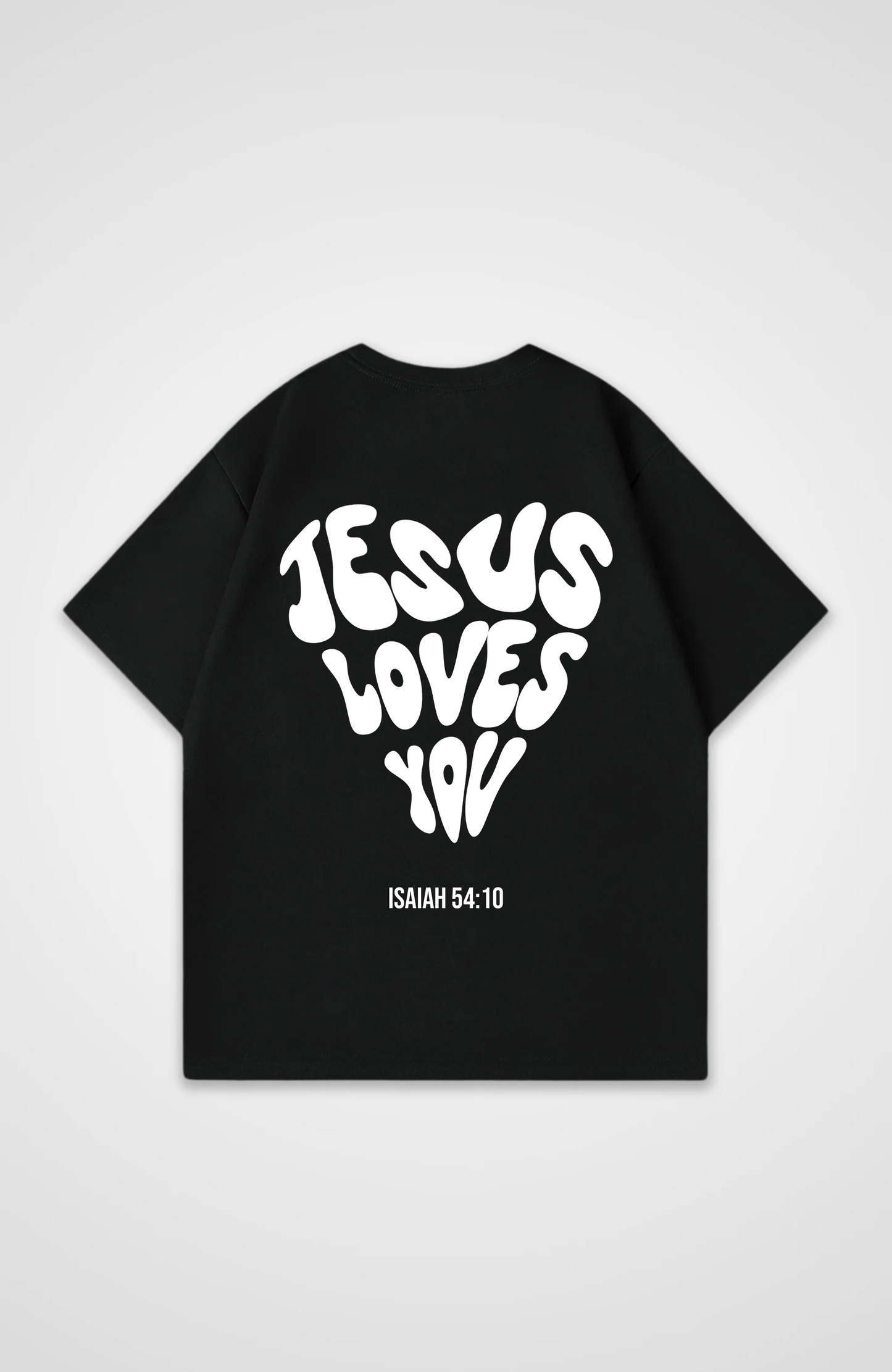 Jesus elsker dig Oversized skjorte