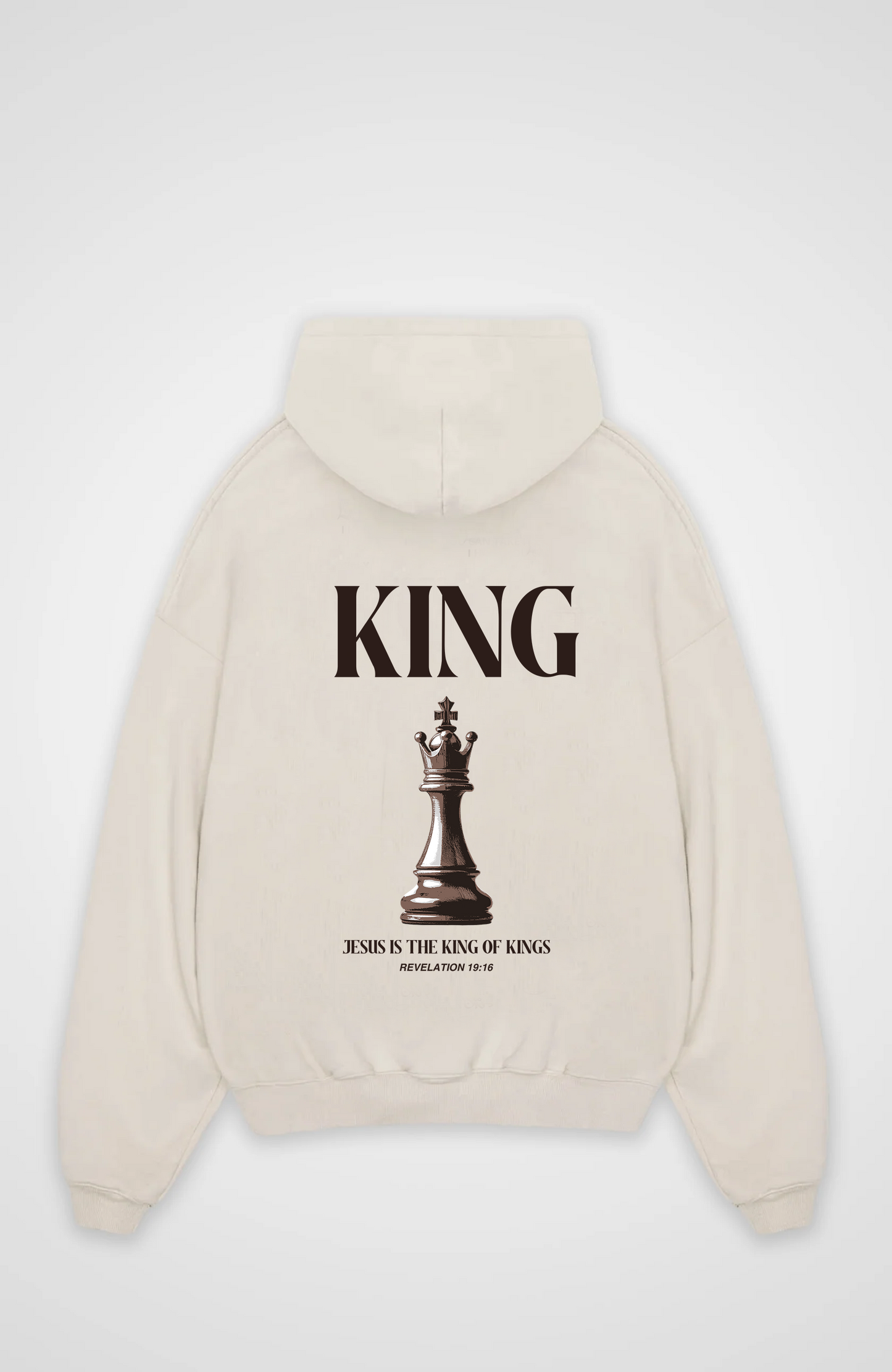 Chess King Oversized hættetrøje