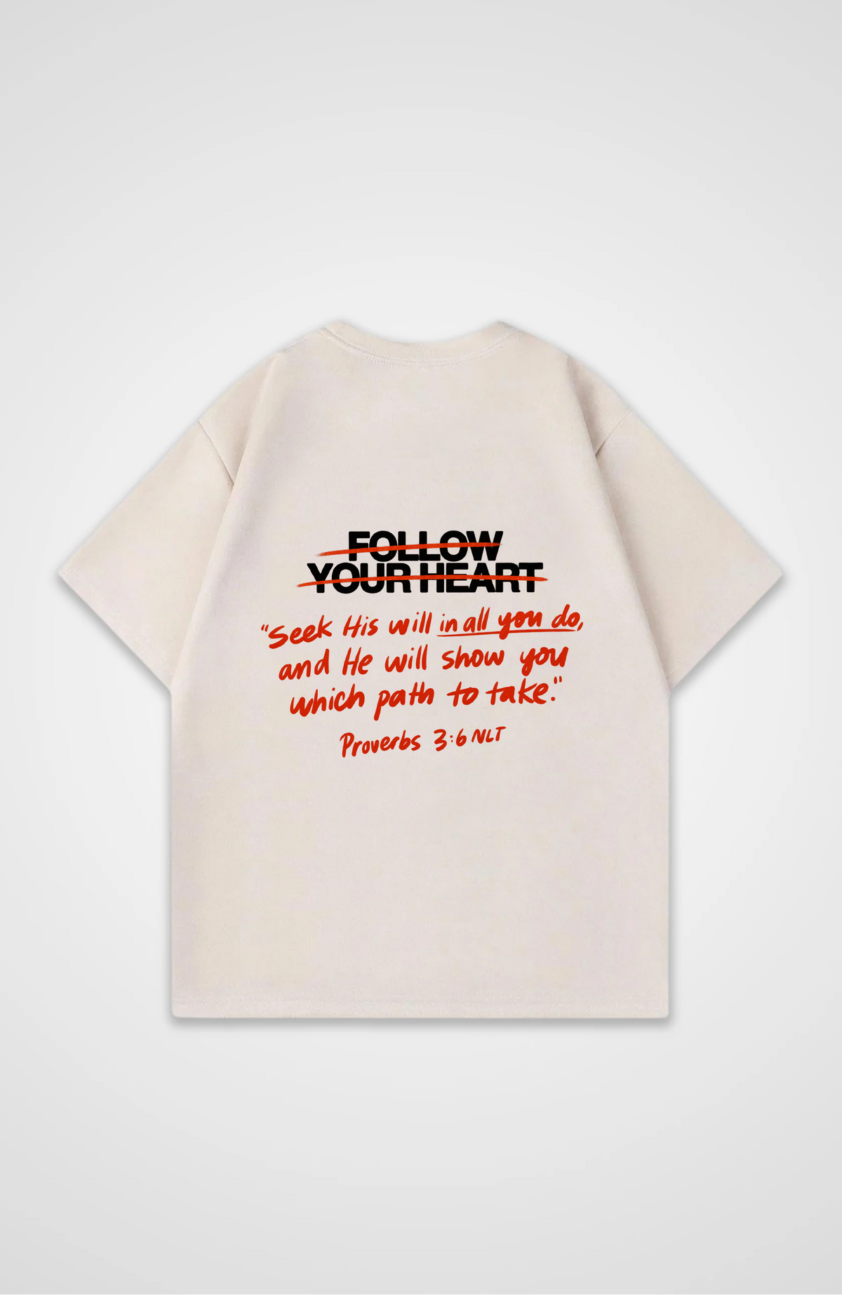 Seek His will Oversized Shirt