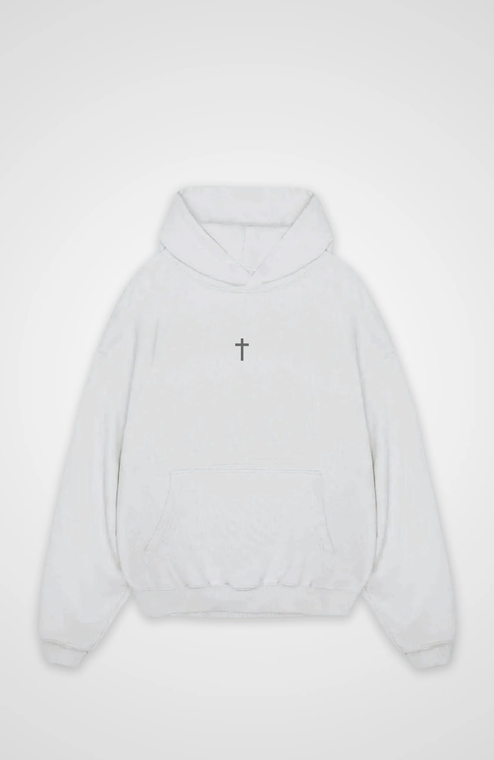 Pretty Girls love Jesus Oversized Hoodie - White Front Base