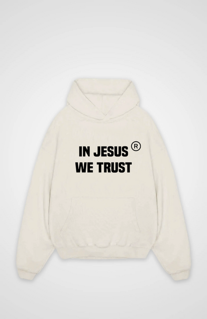 In Jesus Trust Oversized Hoodie