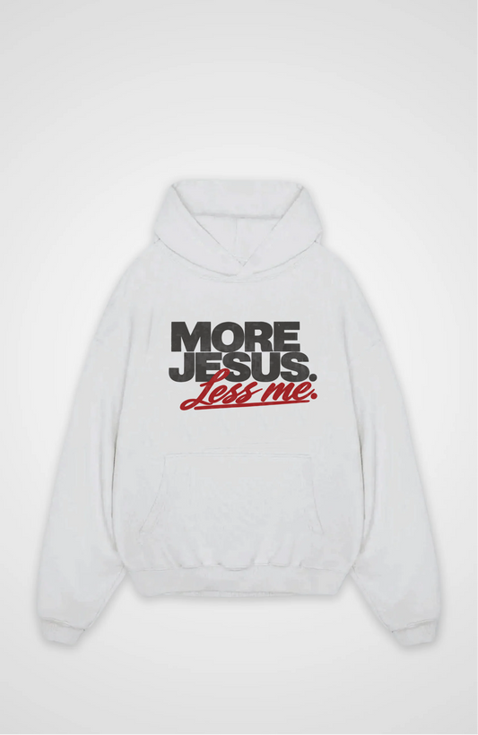 More Jesus less me Oversized Hoodie