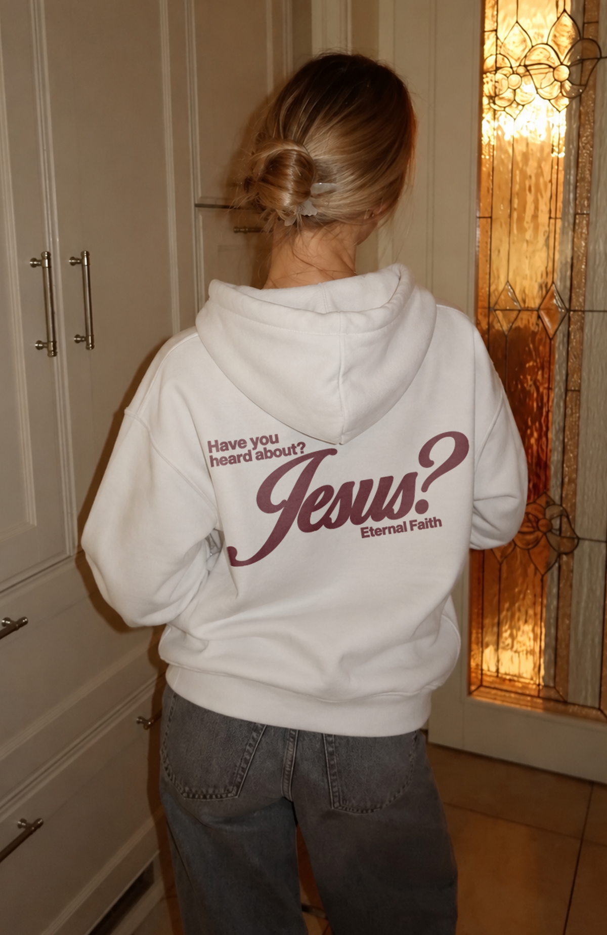 Have you heard about Jesus? Oversized Hoodie