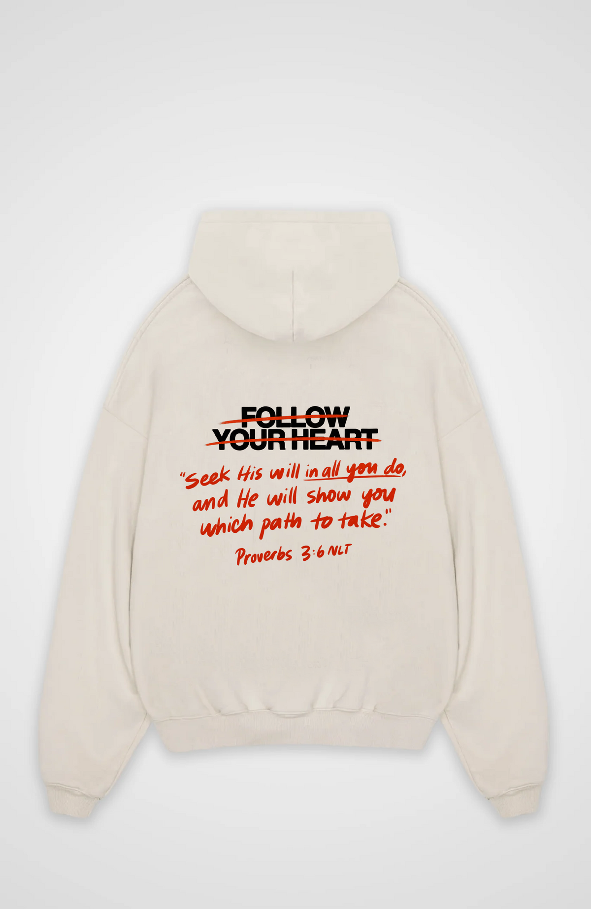Seek his will Oversized Hoodie