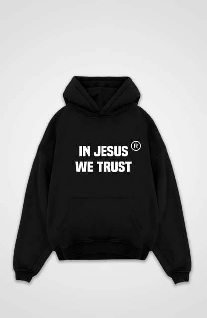 In Jesus Trust Oversized Hoodie