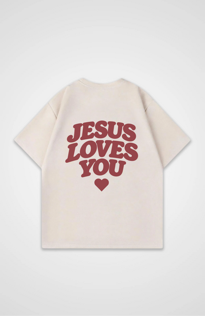 Jesus loves you Oversized Shirt