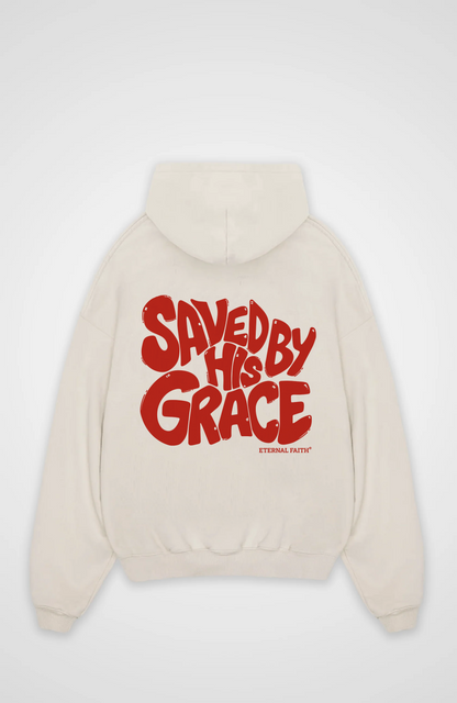 Saved by his Grace Oversized Hoodie