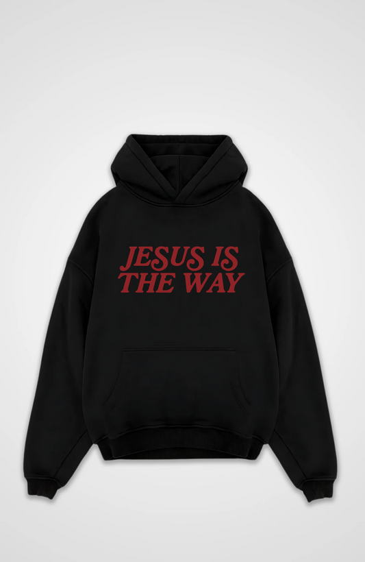Jesus is the way Oversized Hoodie