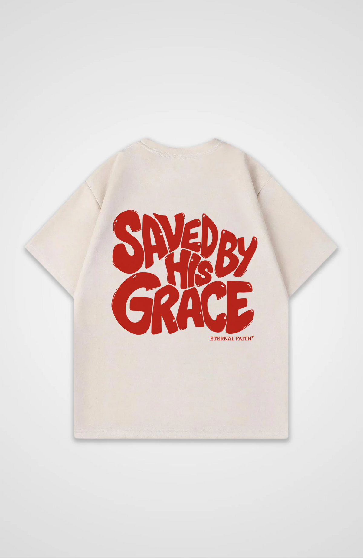 Saved by his grace Oversized Shirt