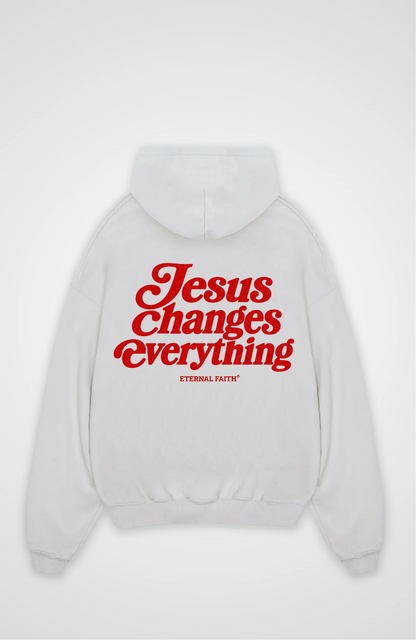 Jesus changes everything Oversized Hoodie