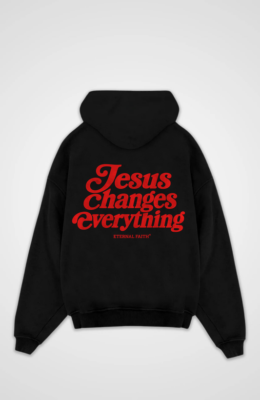 Jesus changes everything Oversized Hoodie