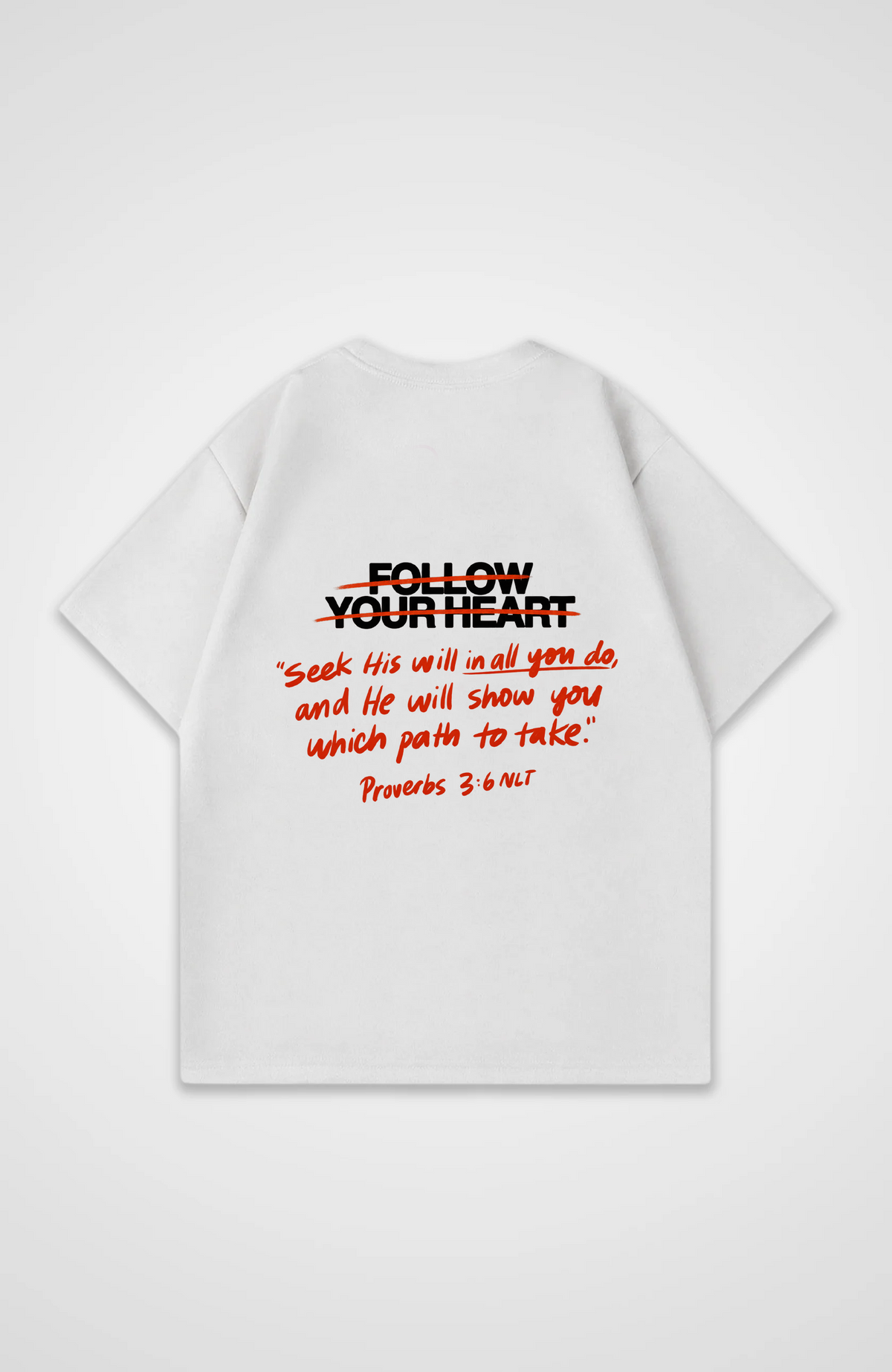 Seek His will Oversized Shirt
