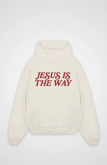 Jesus is the way Oversized Hoodie