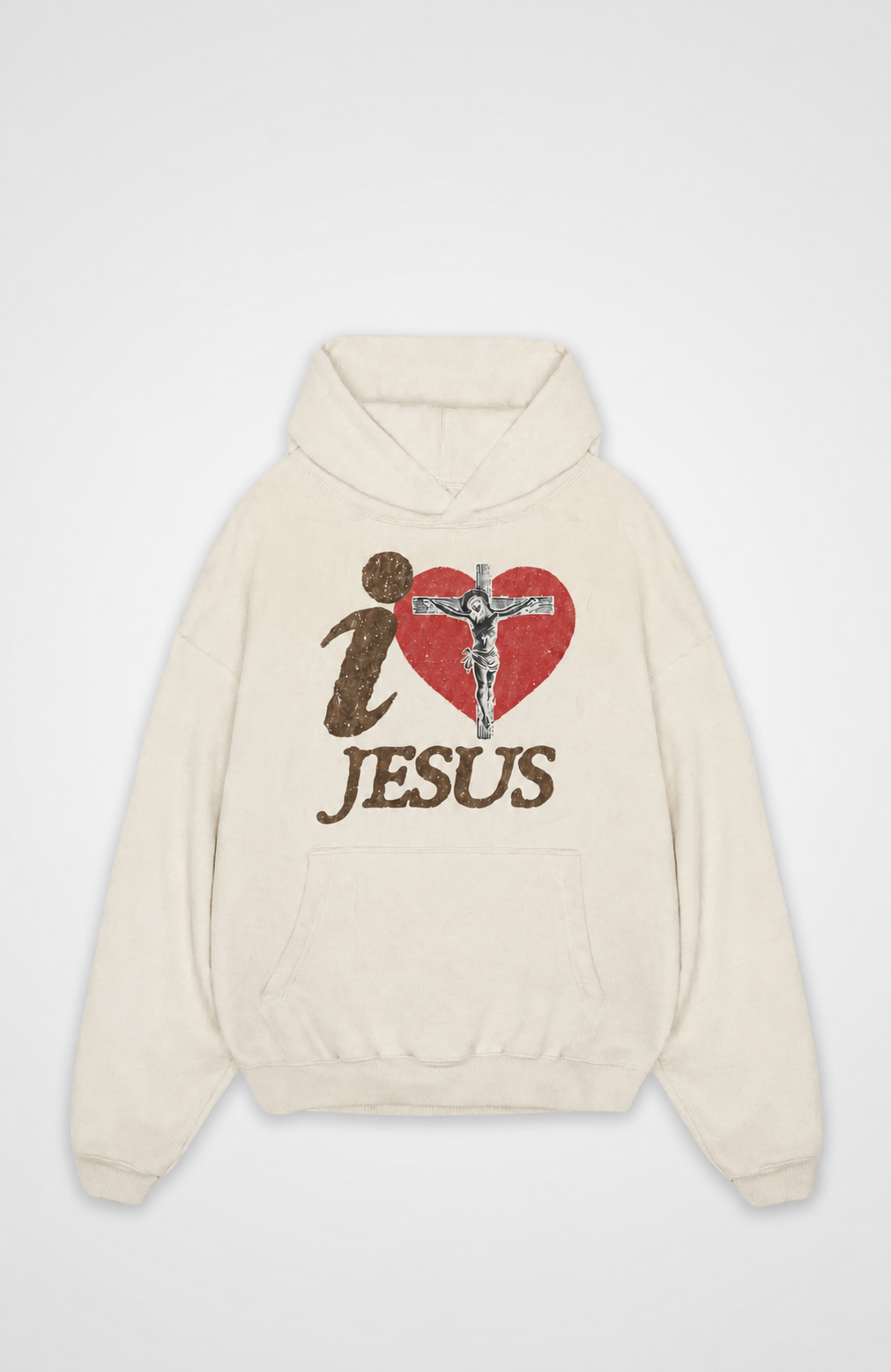 I love Jesus Oversized Hoodie