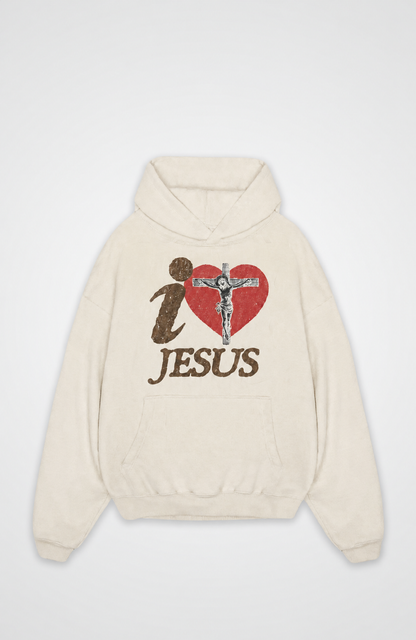 I love Jesus Oversized Hoodie