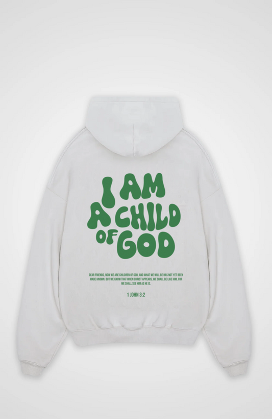 Im a Child of God Grün Oversized Hoodie