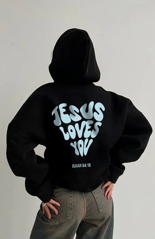 Jesus loves you Oversized Hoodie