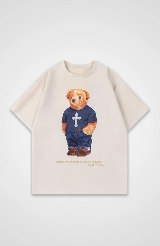 iced out Bear Oversized Shirt