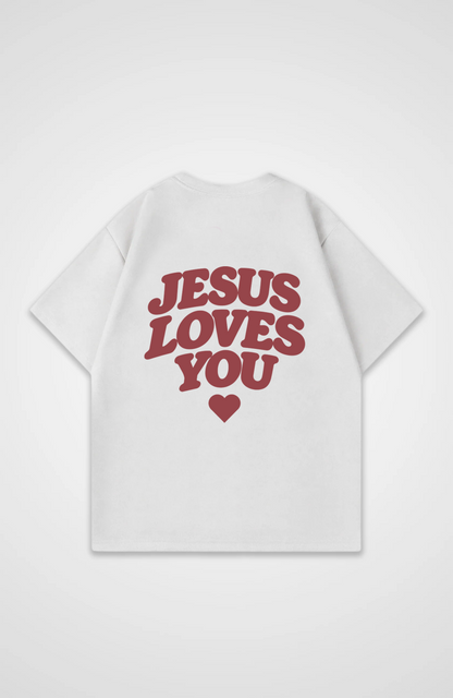 Jesus loves you Oversized Shirt