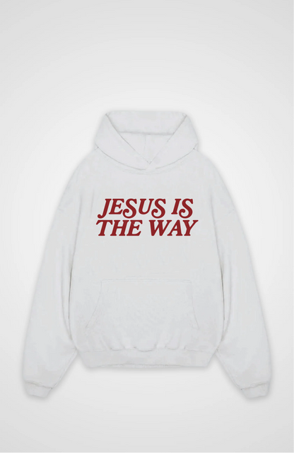 Jesus is the way Oversized Hoodie