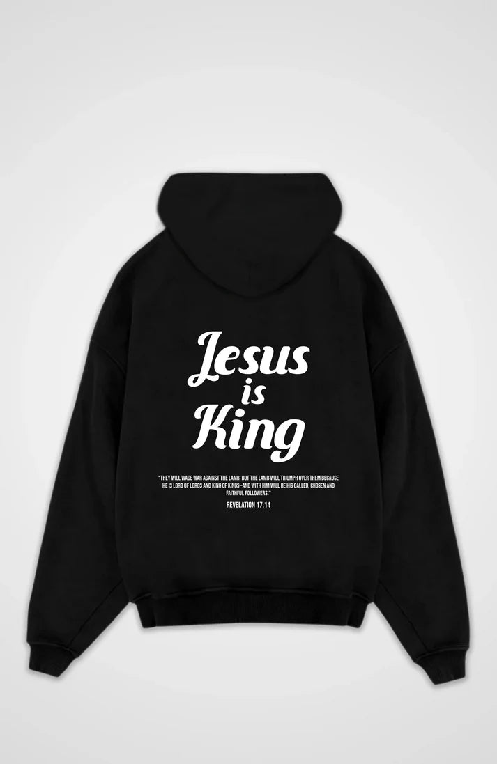 Jesus Is King Oversized Hoodie