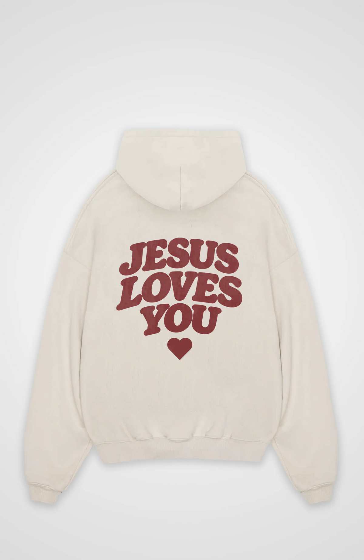 Jesus loves you Oversized Hoodie