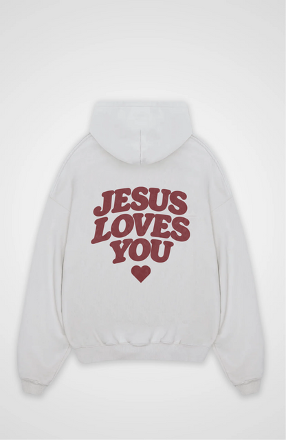 Jesus loves you Oversized Hoodie