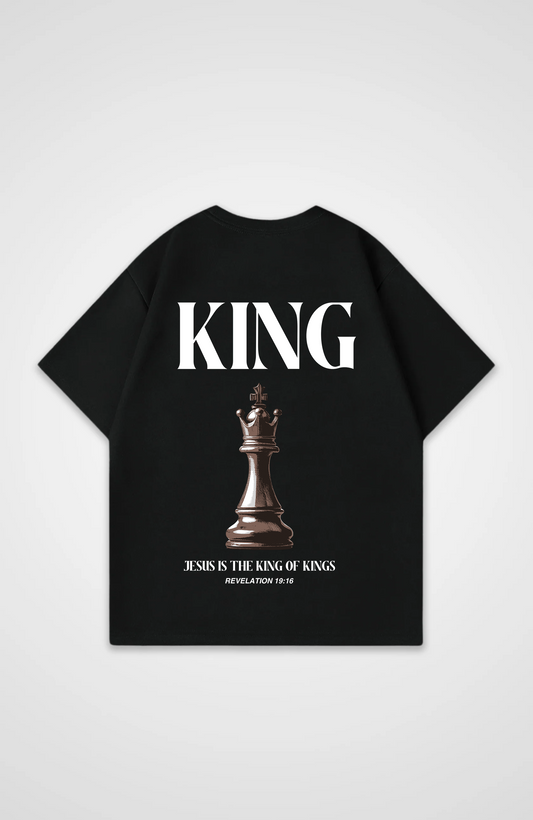 Jesus is King (Schach) Oversized Shirt